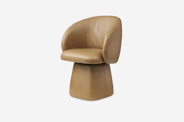 Cassidy Leather Swivel Chair - Image 9