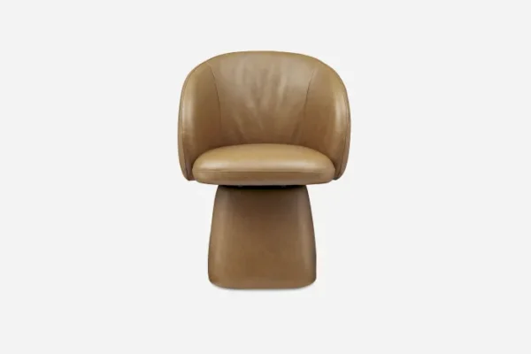 Cassidy Leather Swivel Chair - Image 4