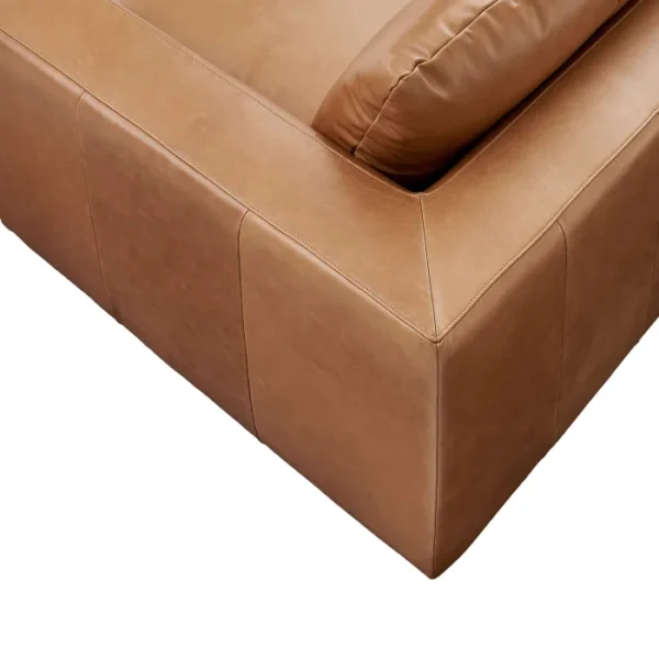 Dawson Leather Pit-Sectional Sofa - Image 5