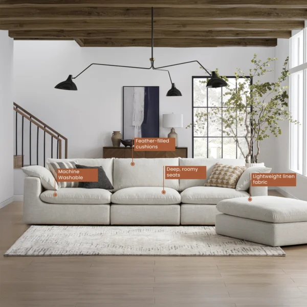 Dawson Chaise Sectional Sofa - Image 13