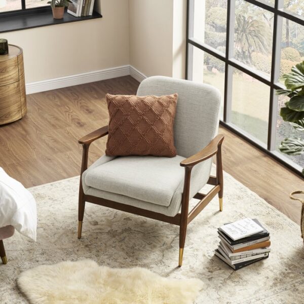 Desmond Armchair with Ottoman - Image 3