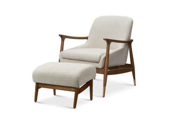 Desmond Armchair with Ottoman - Image 5