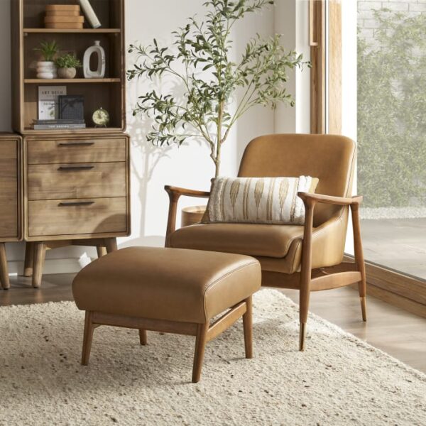 Desmond Armchair with Ottoman