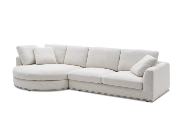 Hamilton Round Chaise Sectional Sofa - Image 10