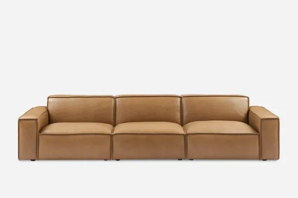 Jonathan Leather Extended Sofa - Image 13