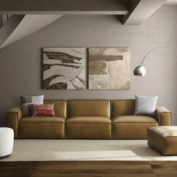 Jonathan Leather Extended Sofa - Image 12