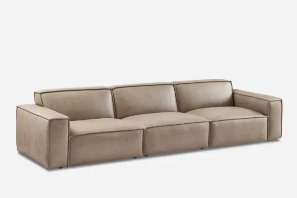 Jonathan Leather Extended Sofa - Image 3