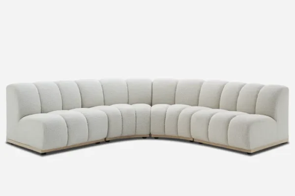 Marlow Performance Bouclé L-Shape Sectional Sofa - Image 2