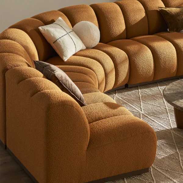 Marlow Performance Bouclé L-Shape Sectional Sofa - Image 6