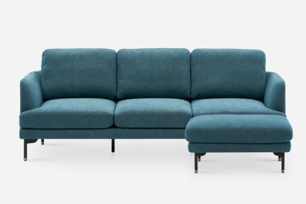 Pebble 3 Seater Sofa with Ottoman - Image 19