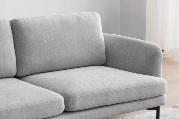 Pebble 3 Seater Sofa with Ottoman - Image 3