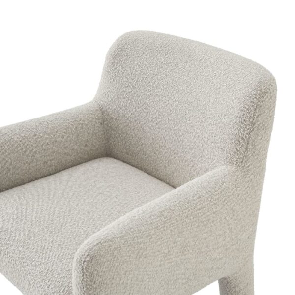 Sonia Performance Bouclé Dining Arm Chair - Image 5