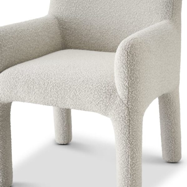 Sonia Performance Bouclé Dining Arm Chair - Image 4