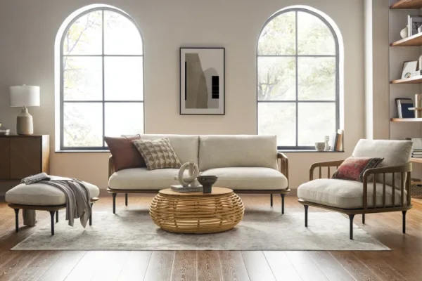 Wayne Armchair with Ottoman - Image 7