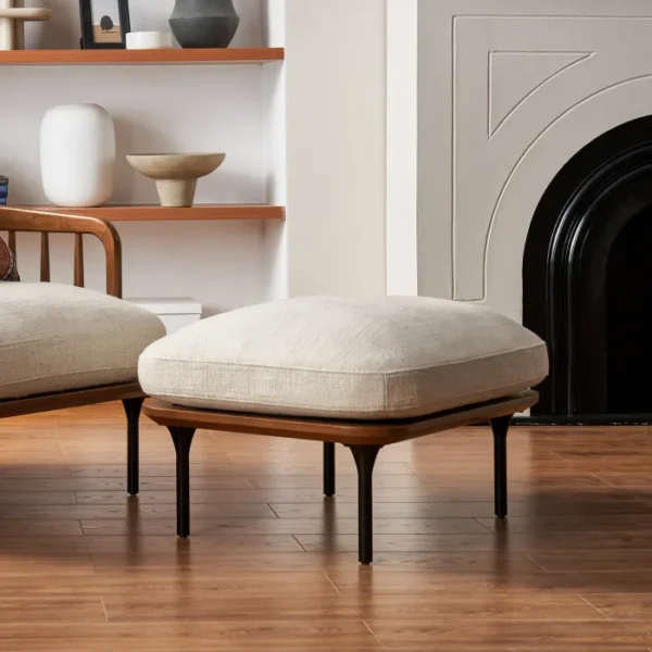 Wayne Armchair with Ottoman - Image 6