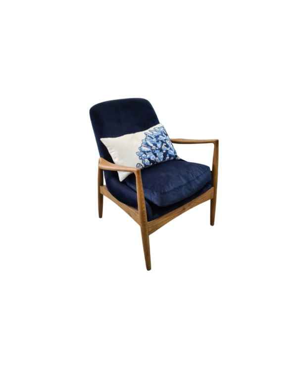 Eric Armchair in Navy (Customise your way)