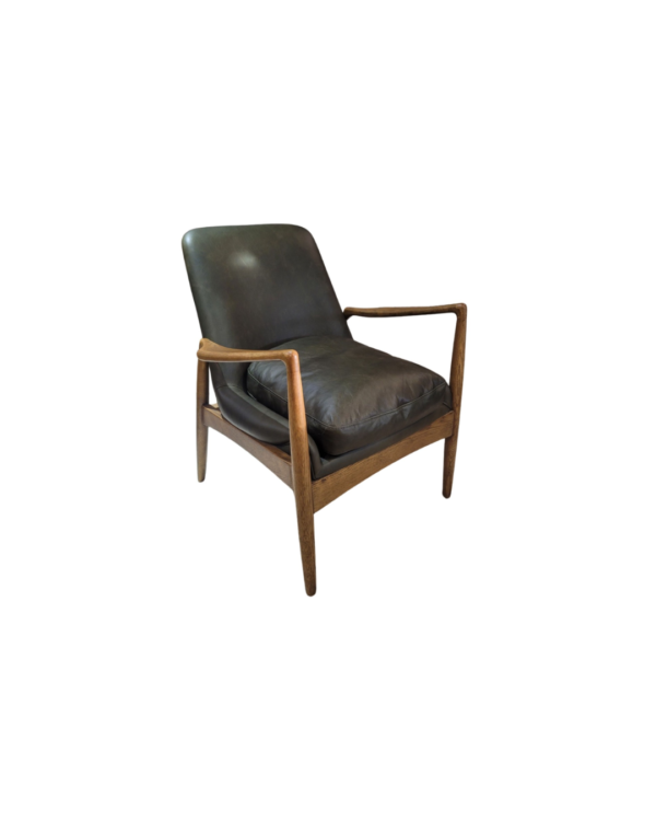 Eric Armchair in Green leather(Customise your way)